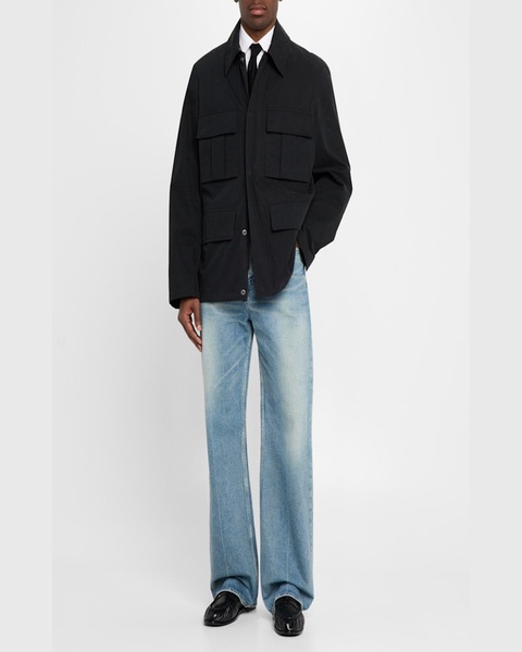 Men's Multi-Pocket Utility Jacket