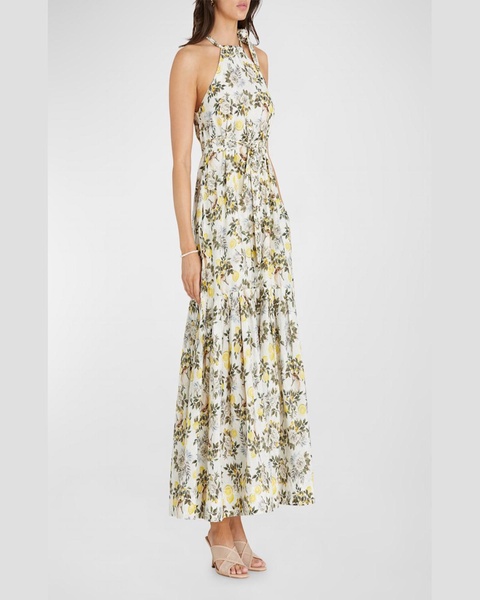 Clementine Zoe Halter Maxi Dress