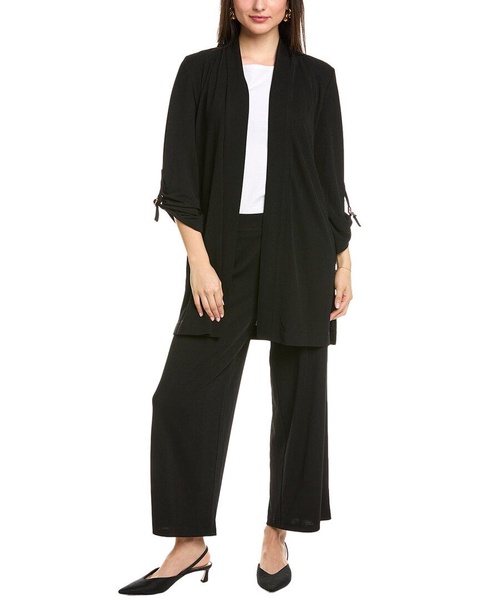 drape front d-ring cardigan