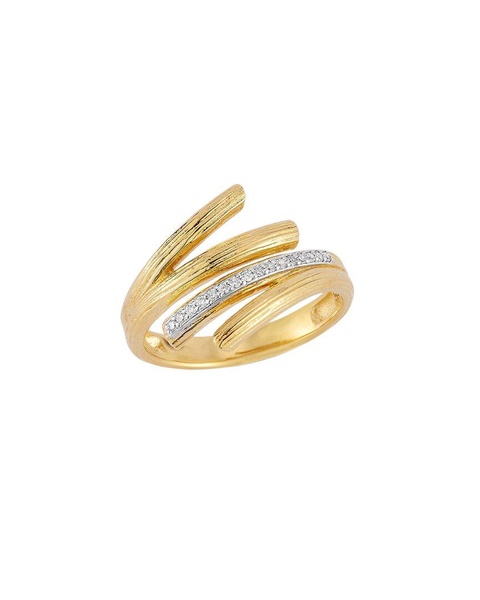 I. REISS 14K 0.08 ct. tw. Diamond Highway Ring