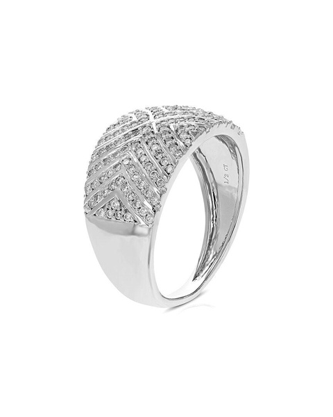 Amairah Silver 0.50 ct. tw. Lab-Grown Diamond Ring