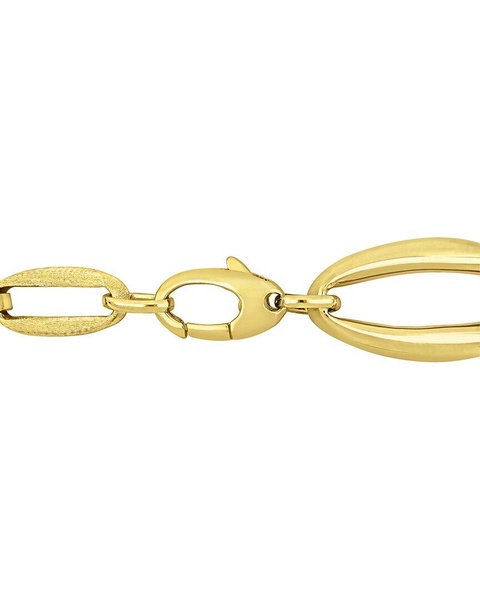 14K Italian Gold Link Bracelet