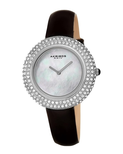 Akribos XXIV Women's Patent Leather Watch