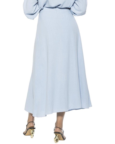 Alexia Admor Brilyn Linen-Blend Maxi Skirt