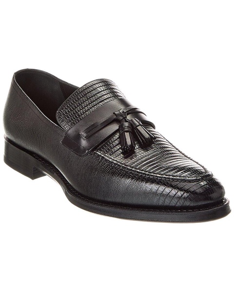 Bally Scuvier Embossed Leather Loafer