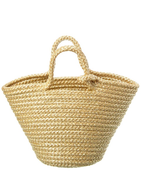Balenciaga Ibiza Small Nylon & Leather Basket Tote