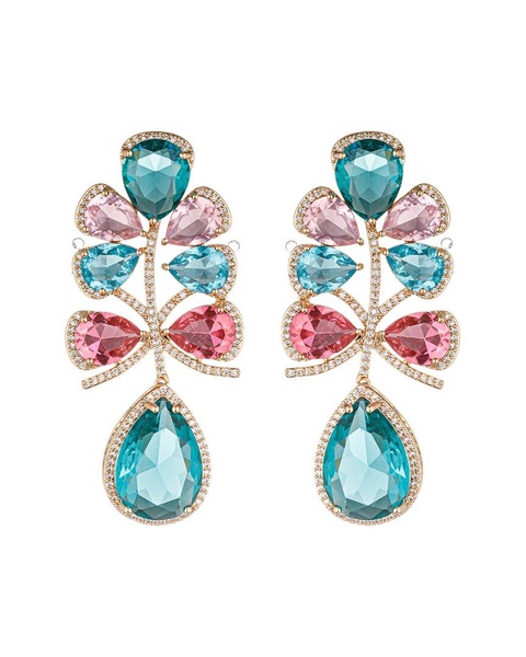 Eye Candy LA CZ Elena Drop Earrings