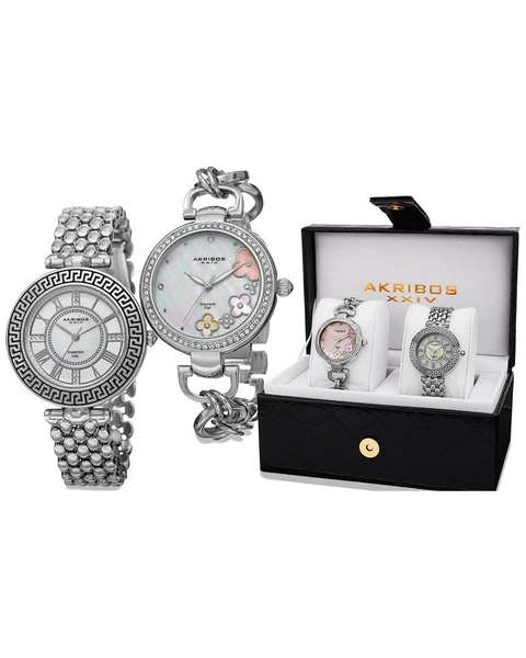 Akribos XXIV Women's Watch Gift Set