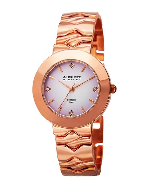 August Steiner Women's Alloy Diamond Watch