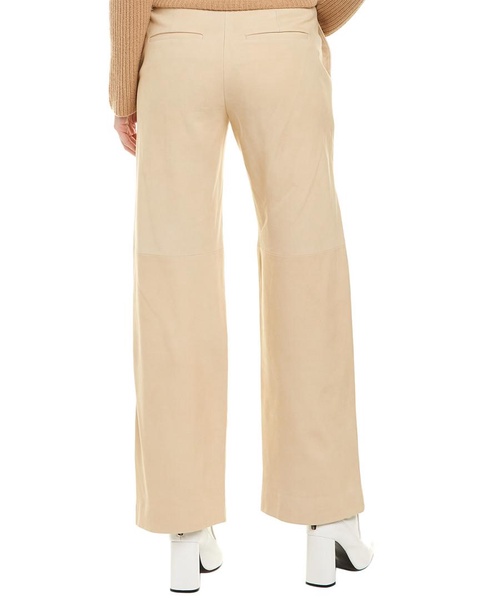 Vince Wide Leg Nubuck Leather Pant