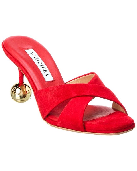 Aquazzura Darling 75 Suede Sandal