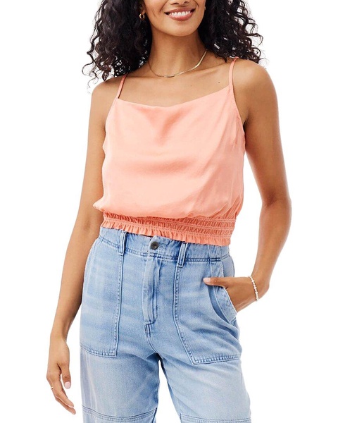 smocked waist cami