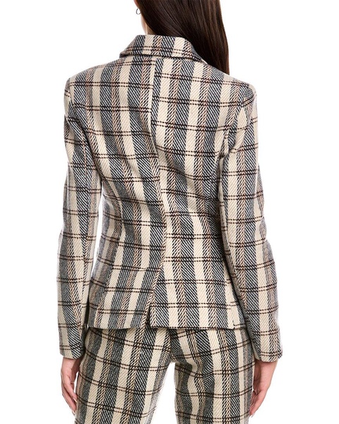 Alexia Admor Classic Double-Breasted Wool-Blend Blazer