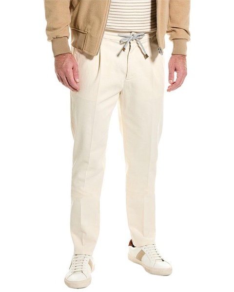 Brunello Cucinelli Pleated Drawstring Pant
