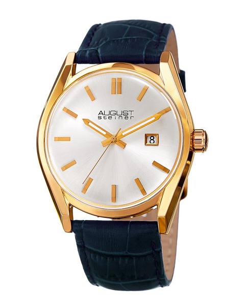 Akribos XXIV August Steiner Women's Genuine Leather Watch
