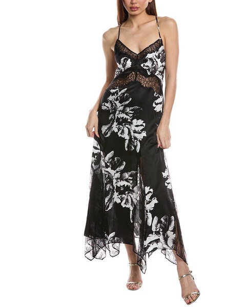 AllSaints Jasmine Silk-Blend Maxi Dress