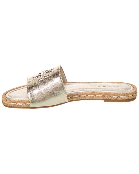 Tory Burch Everly Leather Espadrille Slide
