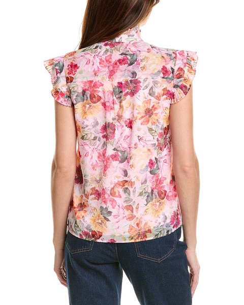 Elie Tahari Pleated Shirt