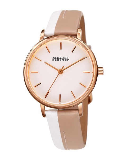 August Steiner Women's Leather Watch