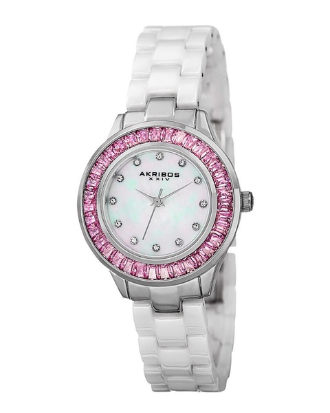 Akribos XXIV Women's Ceramic Watch\t
