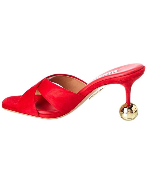 Aquazzura Darling 75 Suede Sandal