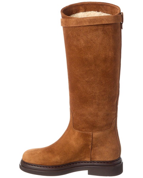 Dolce & Gabbana Suede Knee-High Boot