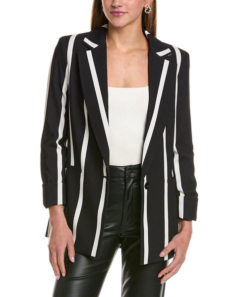 alice + olivia Justin Rolled Cuff Blazer