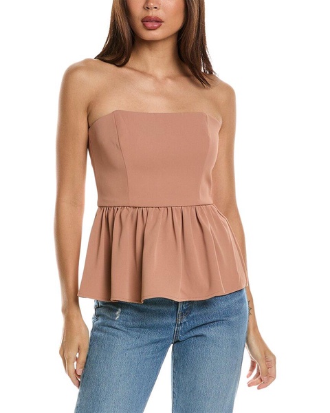 French Connection Harry Peplum Top