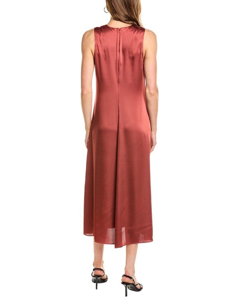 satin midi dress