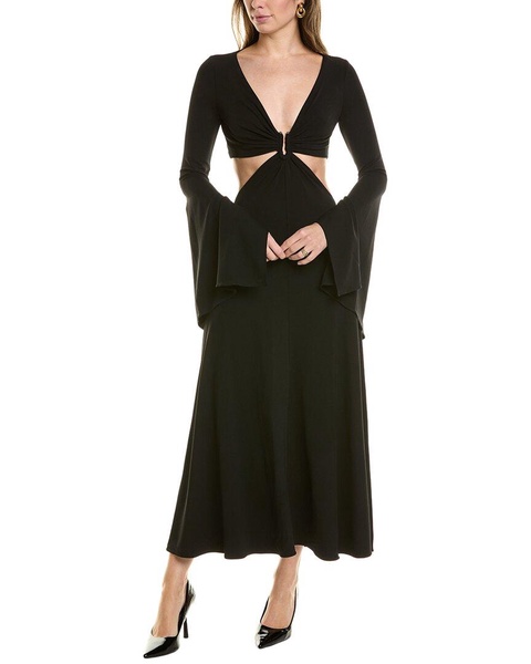 bell sleeve a-line dress