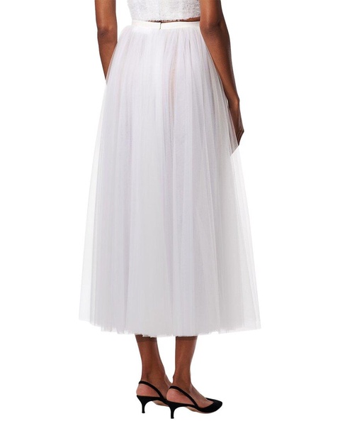 tulle midi skirt