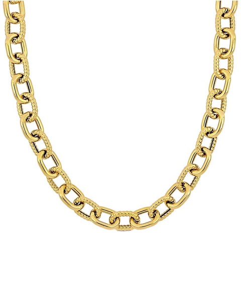 14K Italian Gold Link Necklace