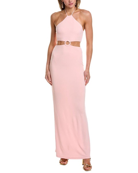 marguerite cutout long dress