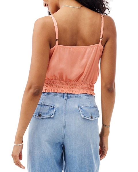 smocked waist cami