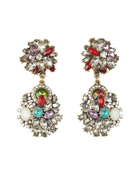 Eye Candy LA Ivy Rainbow Drop Earrings
