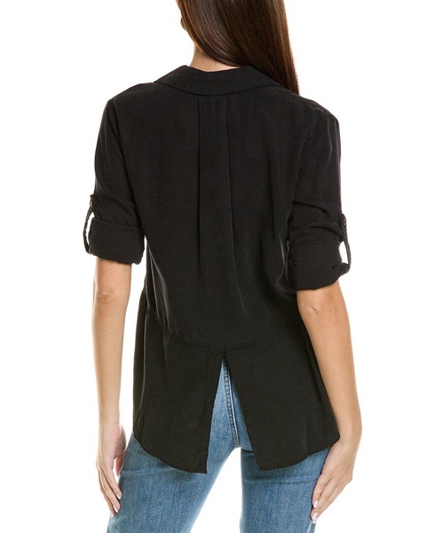 Bella Dahl Split Back Button-Down Shirt