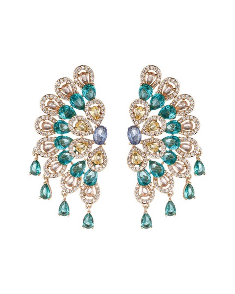 Eye Candy LA CZ Alice Drop Earrings