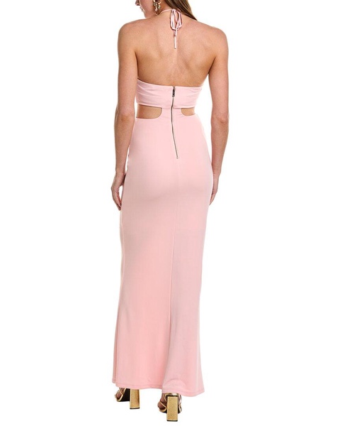 marguerite cutout long dress