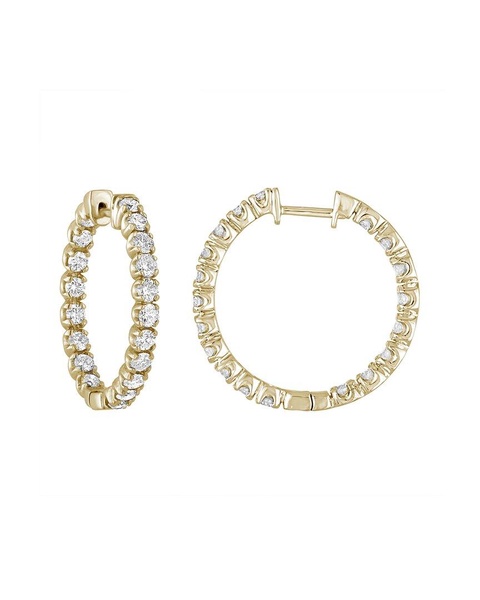 Amairah 14K 3.38 ct. tw. Lab-Grown Diamond Hoops