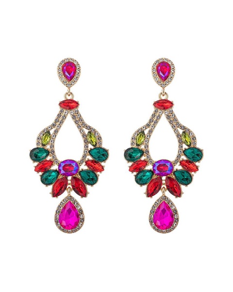 Eye Candy LA The Luxe Collection Crystal Statement Earrings