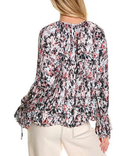 BCBGMAXAZRIA Pleated Top