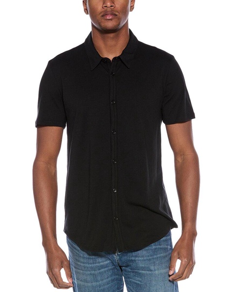 Barefoot Dreams Button Down Polo Shirt