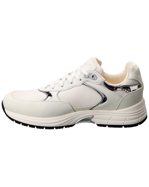 gz runner leather & mesh sneaker