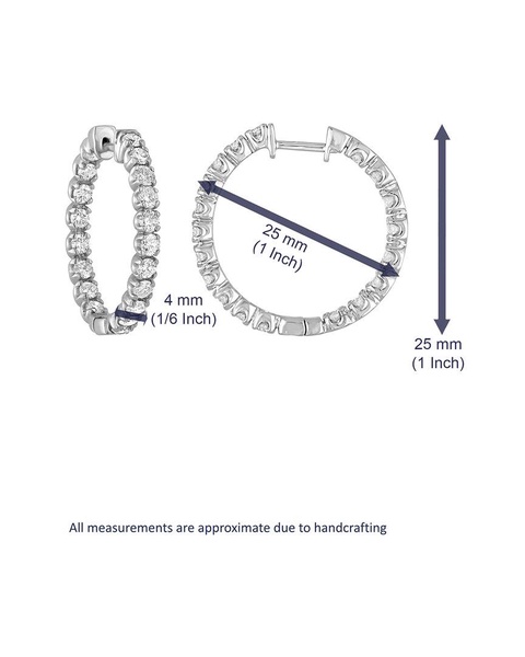 Amairah 14K 3.00 ct. tw. Lab-Grown Diamond Hoops