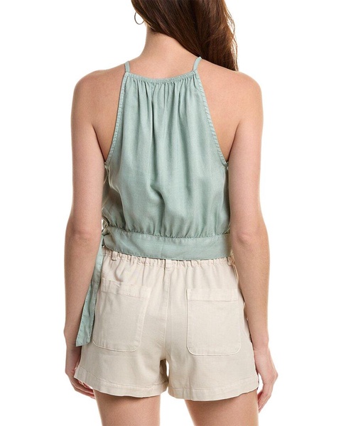 Bella Dahl Side Tie Button Halter Top