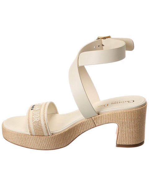Dior DWay Leather Platform Sandal