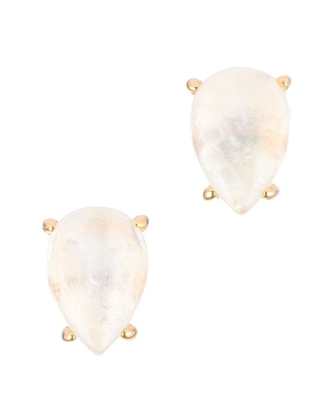 ADORNIA Fine Jewelry 14K Over Silver 8.00 ct. tw. Moonstone Studs
