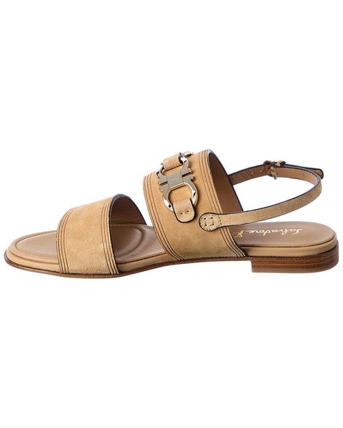 Ferragamo Chaim Suede Sandal