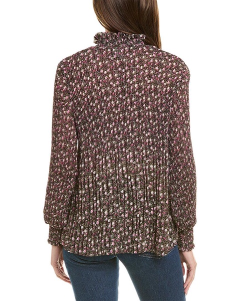 cabi Knife Pleat Blouse