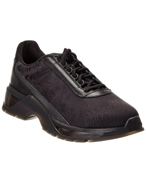 Hugo Boss Netroit Canvas & Leather Sneaker